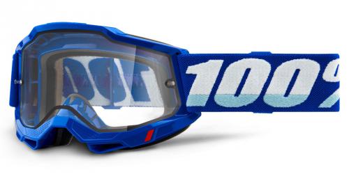 ACCURI 2 100% - USA , Enduro Moto brýle modré - èiré Dual plexi
