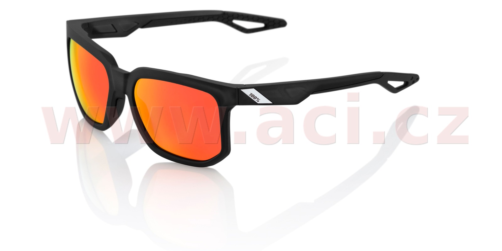 sluneèní brýle CENTRIC Matte Crystal Black, 100% (zabarvená èervené skla) - zvìtšit obrázek